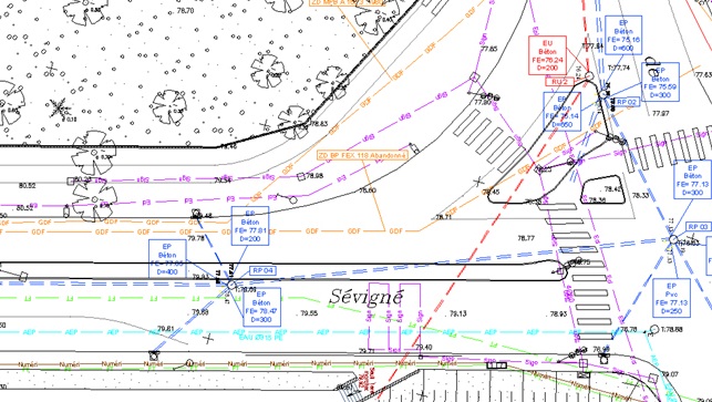 Drone plan recollement